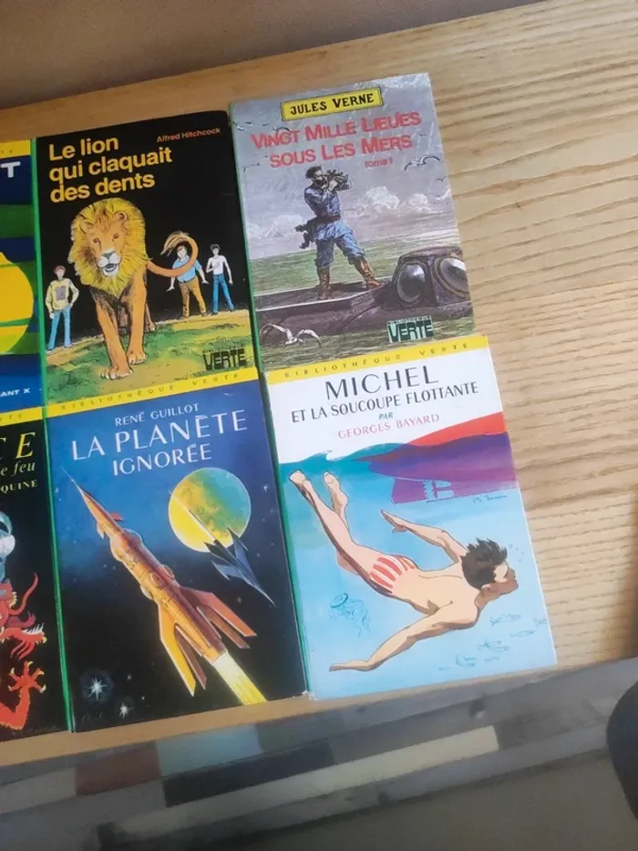 Lot de 6 livres la bibliothèque verte - photo numéro 4
