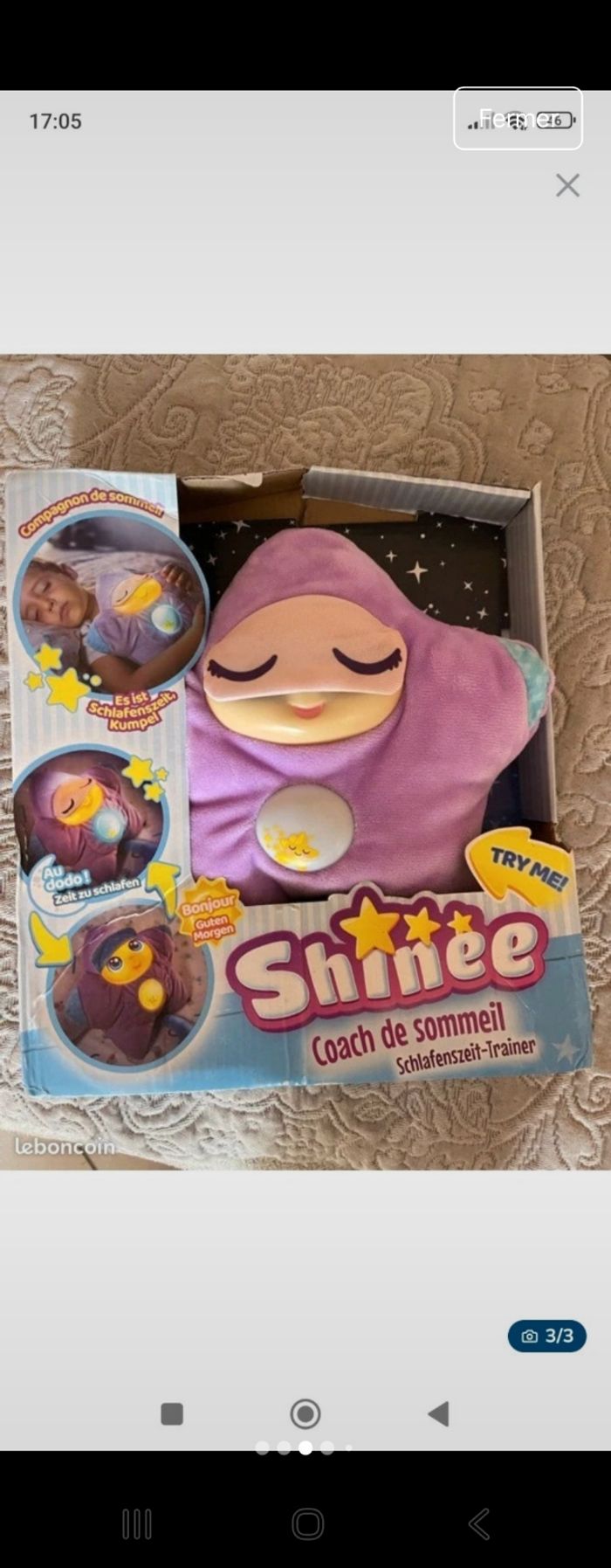 Peluche sommeil - photo numéro 3