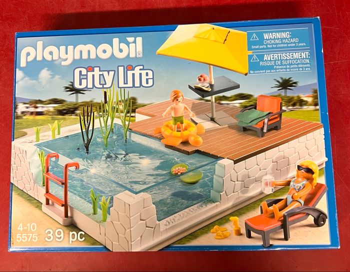 Piscine avec  terrasse playmobil - photo numéro 3