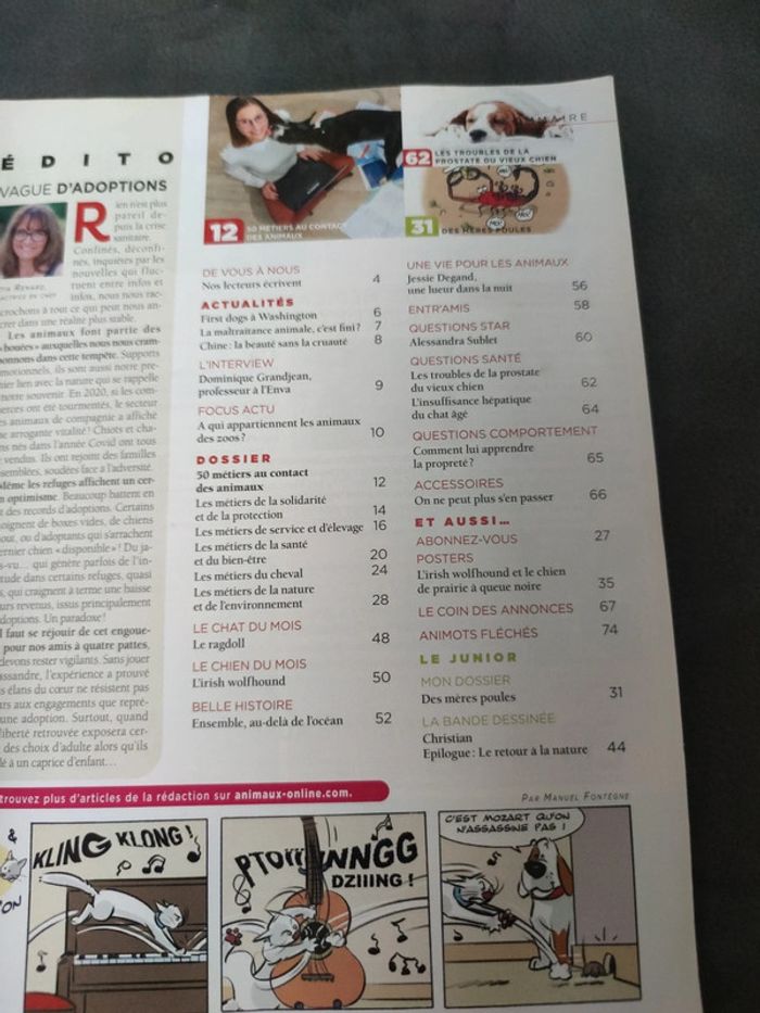 Magazine 30 millions d'amis numéro 393 mars 2021 - photo numéro 3