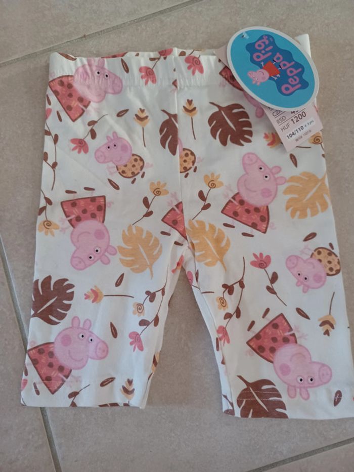 Legging court Peppa pig neuf