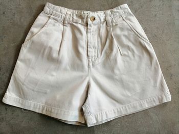 Short beige en toile Taille 7 ans Gap