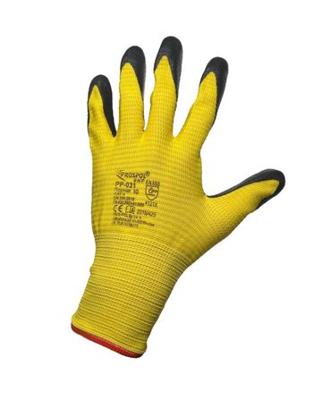 Gants de protection Pruspol jaune et noir Taille 10 Neuf