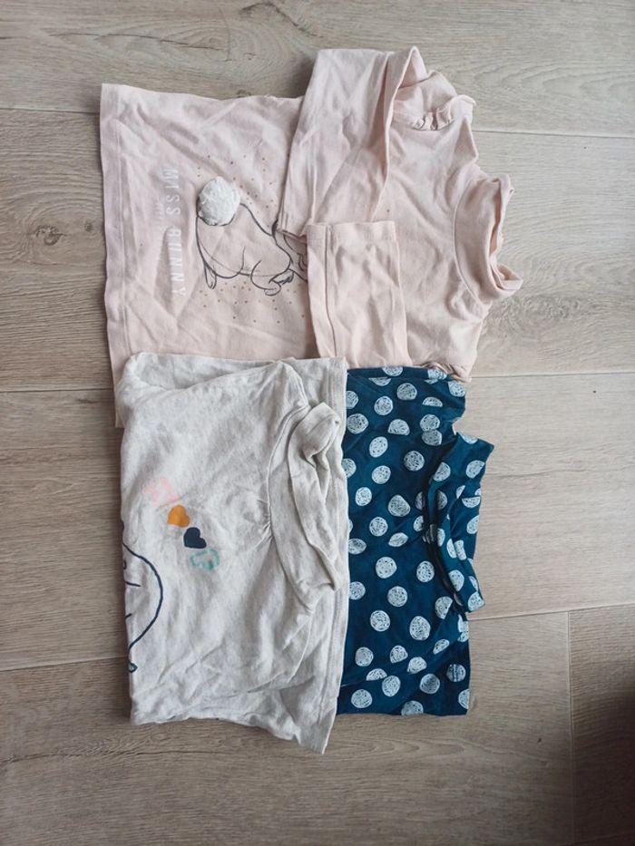 Lot pull col roulé 18 mois