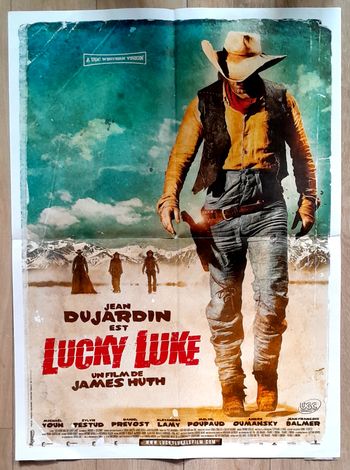 affiche film cinéma jean dujardin Lucky Luke