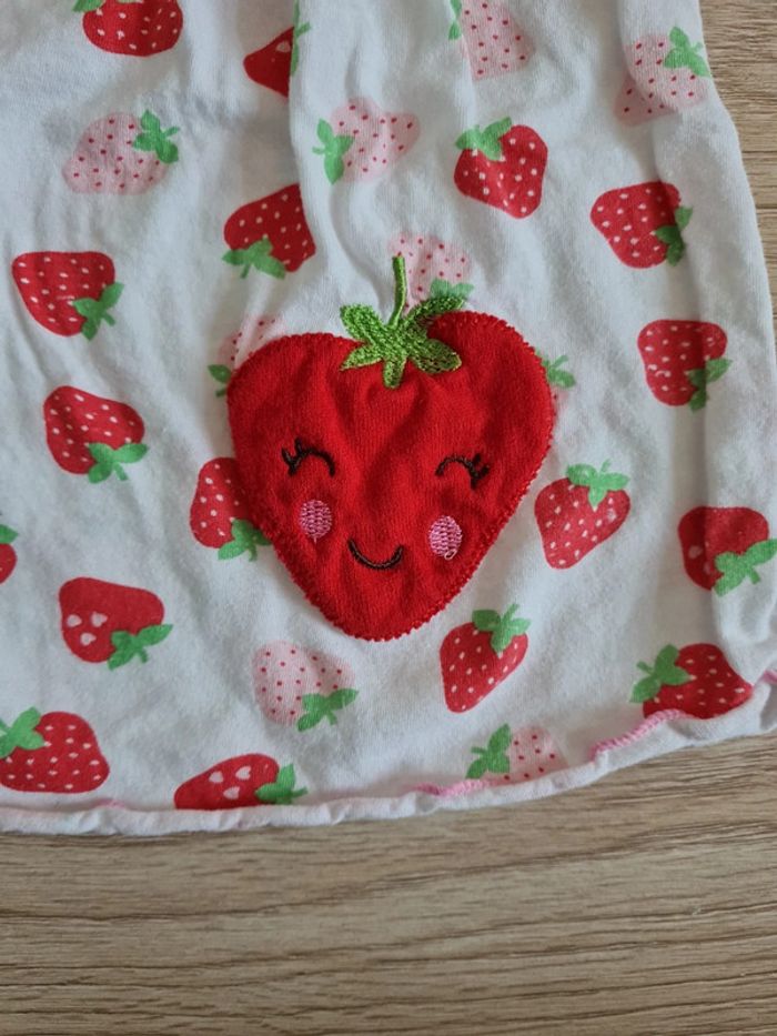 Robe été 12 mois fraise - photo numéro 3