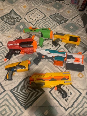Lot pistolet nerf