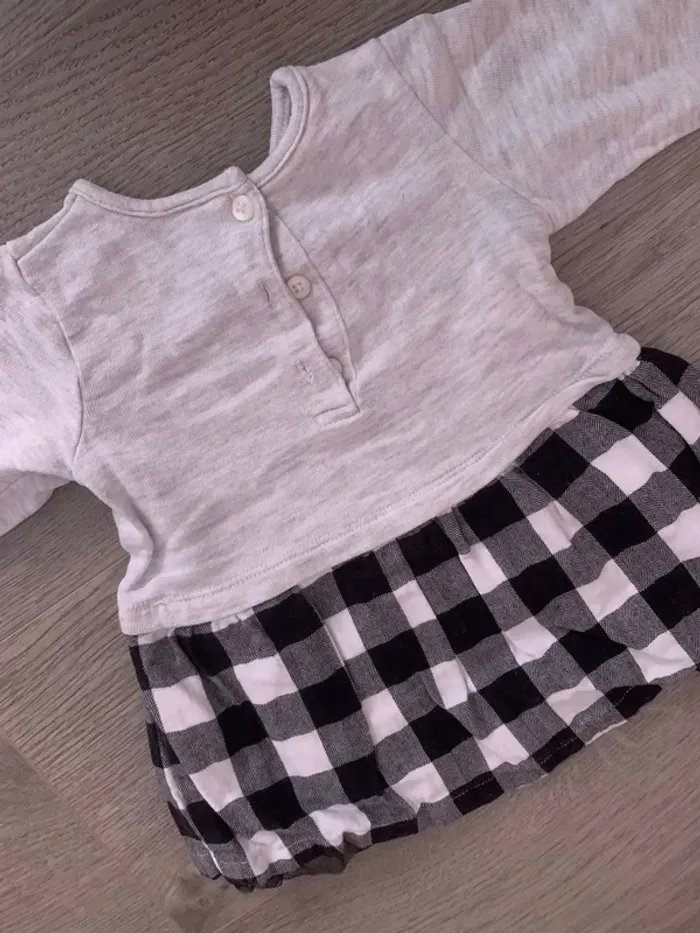 Lot de 3 robes demi-saison fille 6 mois - photo numéro 6