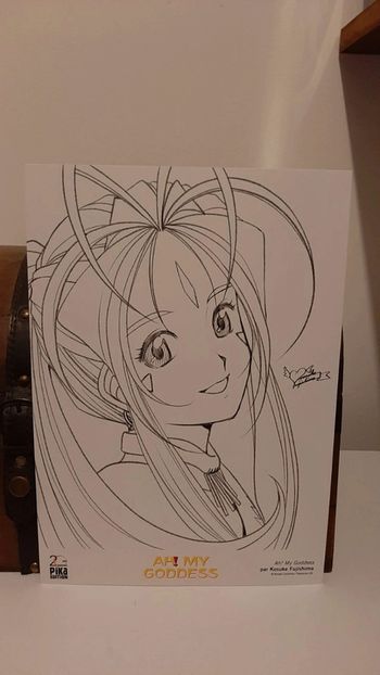 Ex-libris manga Ah My Goddess 20 ans Pika Edition