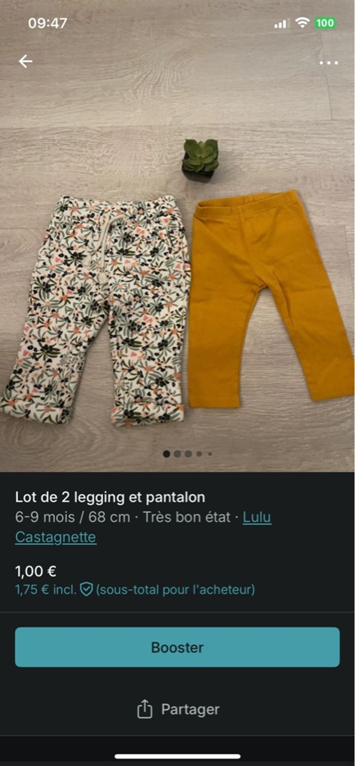 Lot de vêtements bébé 6 mois - photo numéro 2