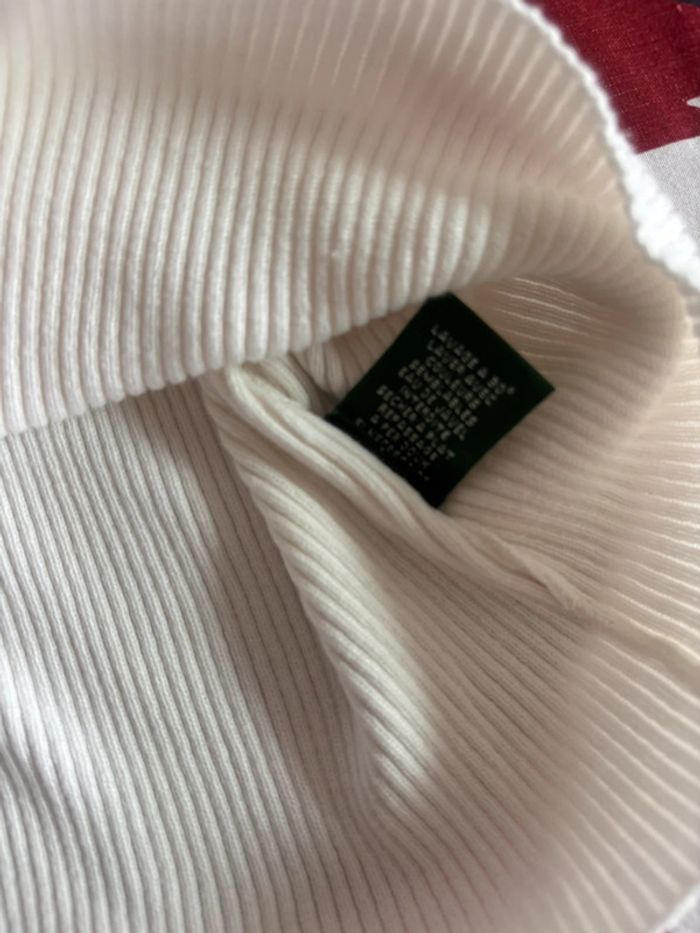 Sweat col roulé Ralph Lauren blanc taille S - photo numéro 6