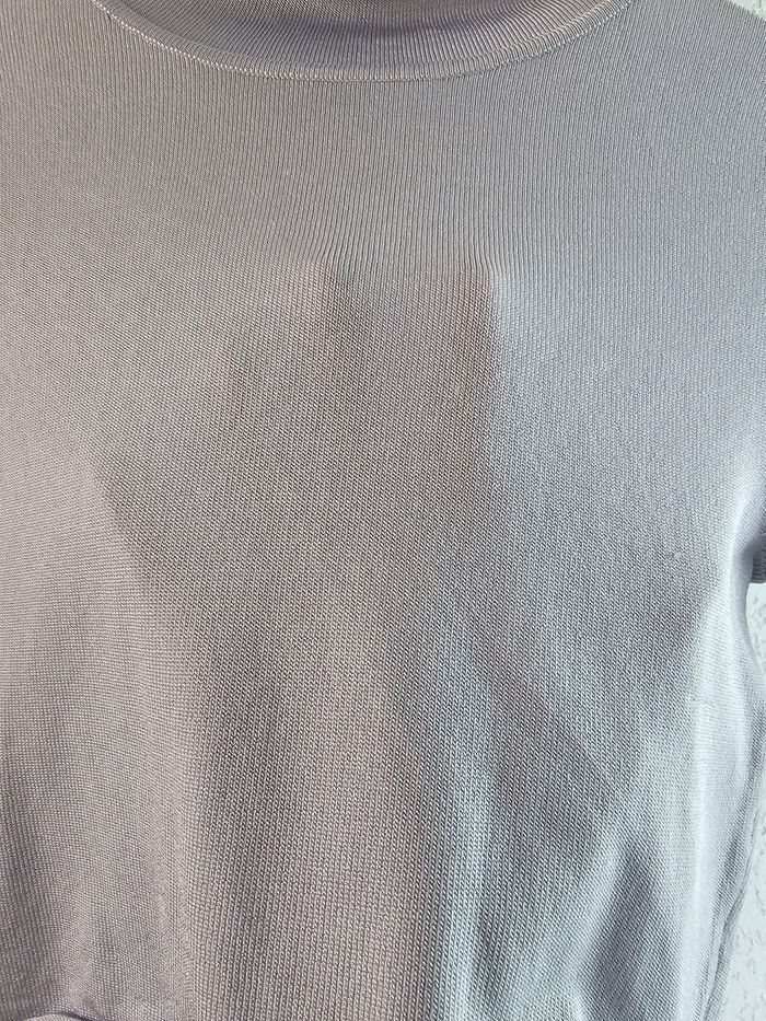 Top court gris bleu neuf Zara taille xs - photo numéro 7