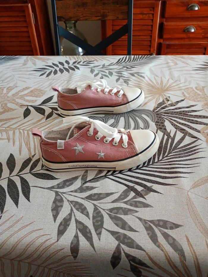 Basket style converse motif étoiles 33 Lulu Castagnette - photo numéro 4