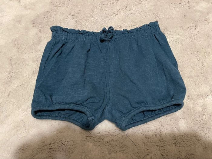 Short en coton bleu - Verbaudet - 9 mois / 71 cm