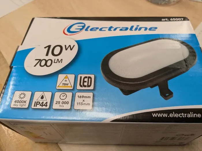 Lot de 2 lampes ovales d'extérieur à led. Electraline