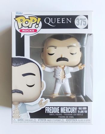 Funko POP Freddie Mercury (I Was Born To Love You) #375 - Queen - Figurine Vinyle