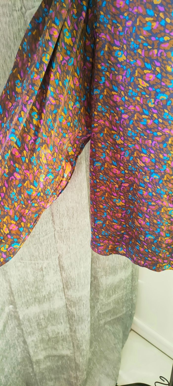 Chemise manches longues motifs léopard - photo numéro 3