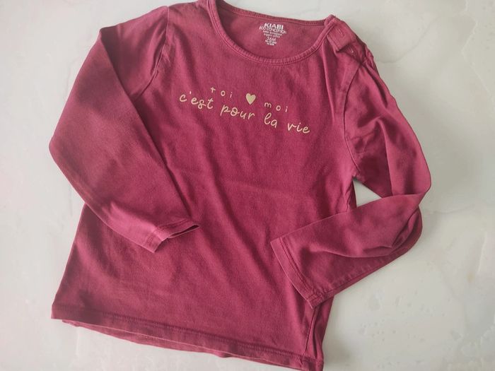 Tee shirt manches longues taille 36 mois