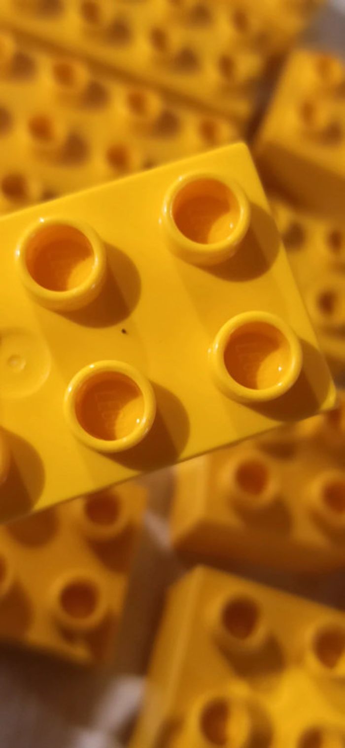 Briques jaune de construction lego duplo - photo numéro 12