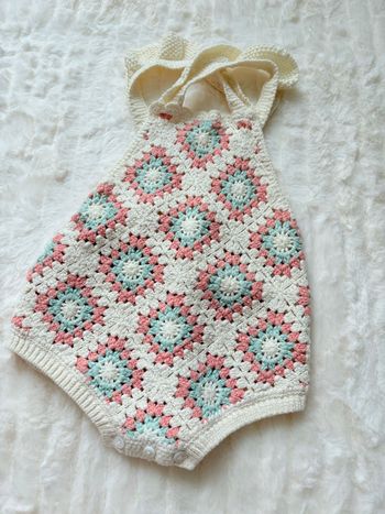 Barboteuse crochet Zara