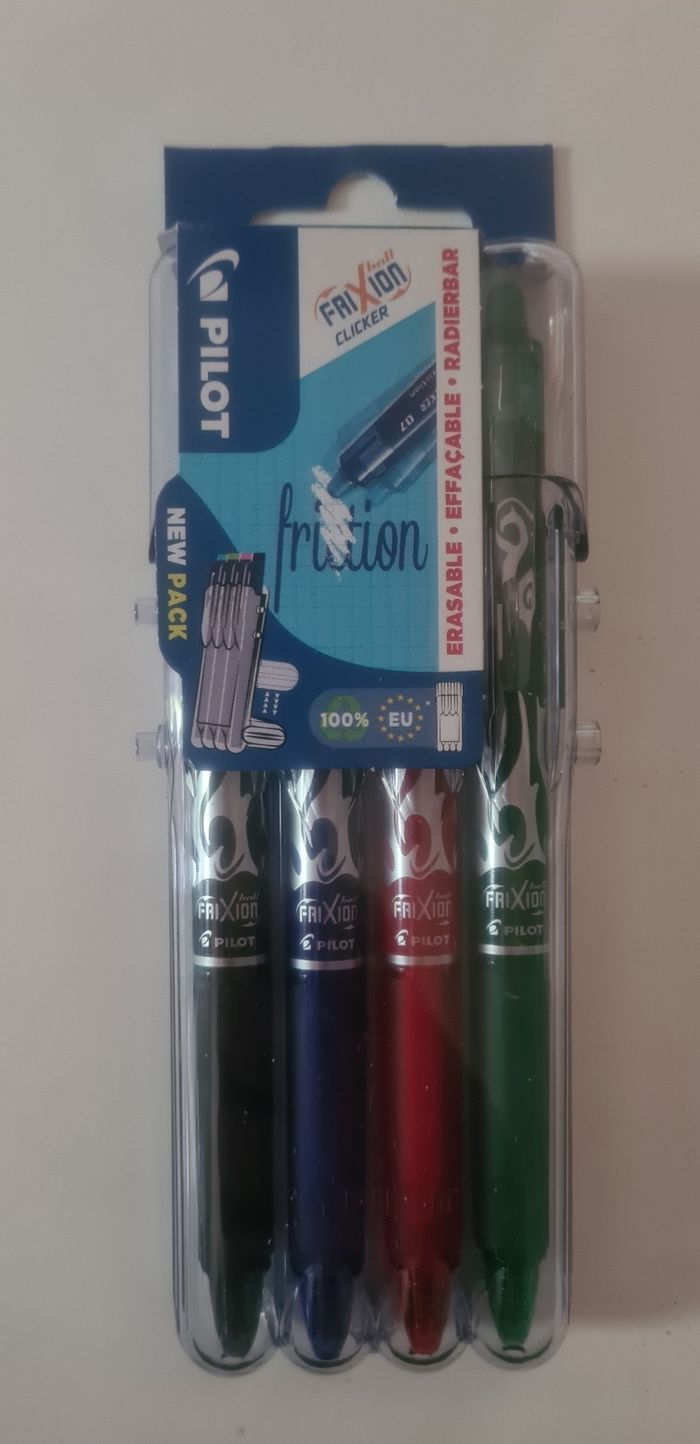 Boite de 4 stylos frixion clicker NEUF