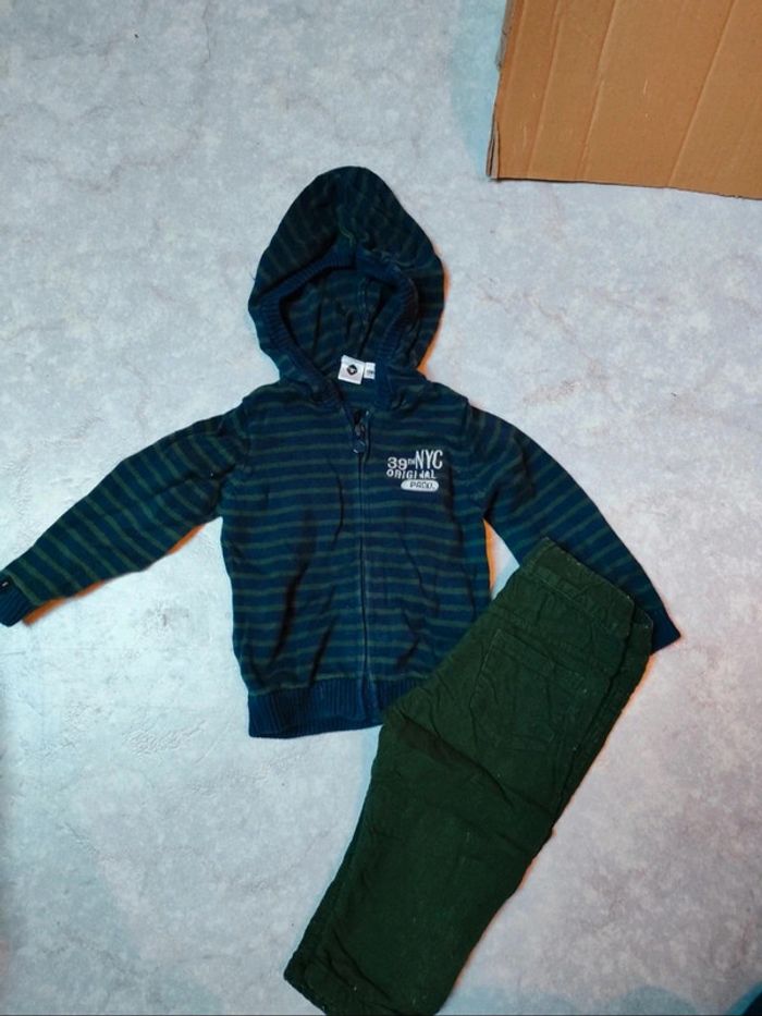 Tenue garçon ensemble 12 mois petit prix