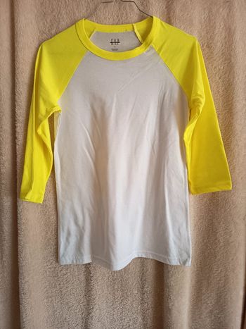 Tee-shirt manches mi longues sport (A348)
