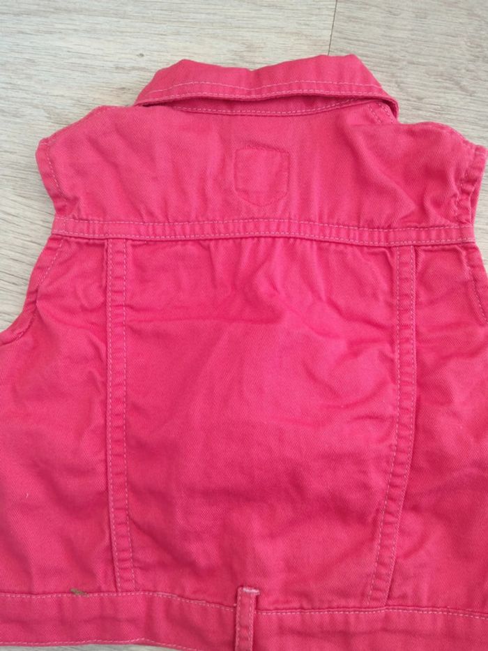 Gilet ou chemise sans manches fille 6 mois - photo numéro 7
