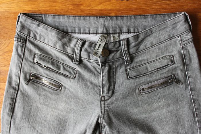 Jean slim Mango gris 38 - photo numéro 6