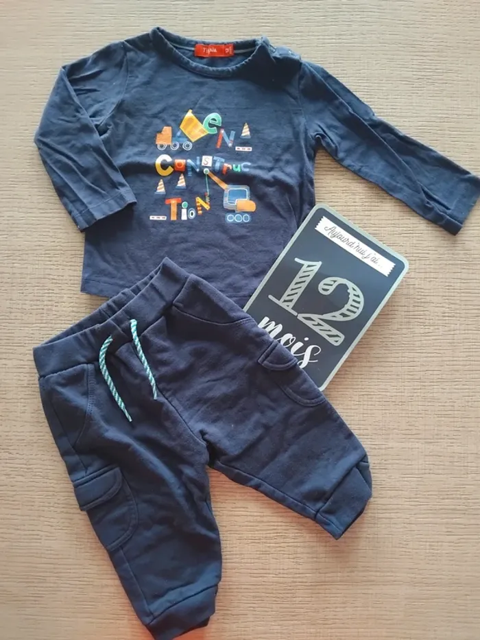 Ensemble 12 mois / 80 cm