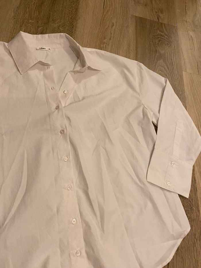 chemise blanche large femme taille M gemo - photo numéro 2
