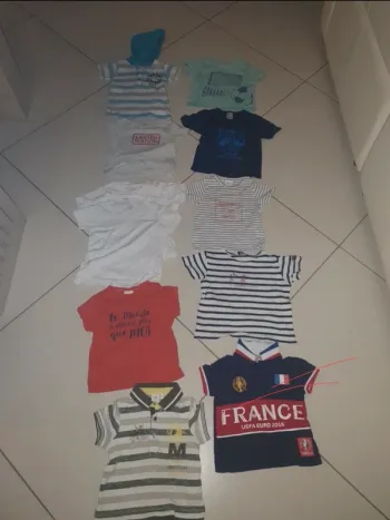 Tee-shirts manches courtes 23/24mois