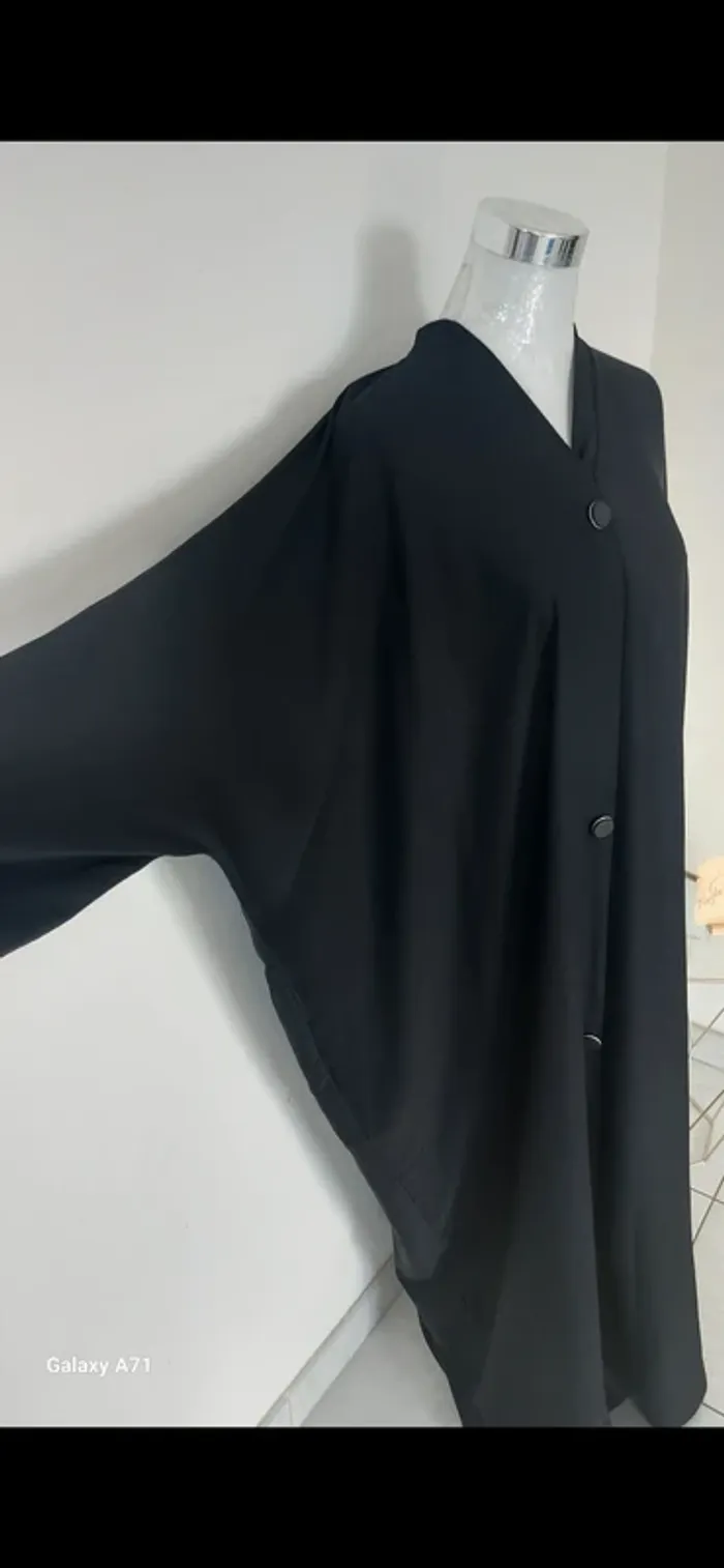 Robe émiratie noire femme +1m62 - photo numéro 2