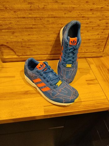 Adidas ZX Flux torsion bleu