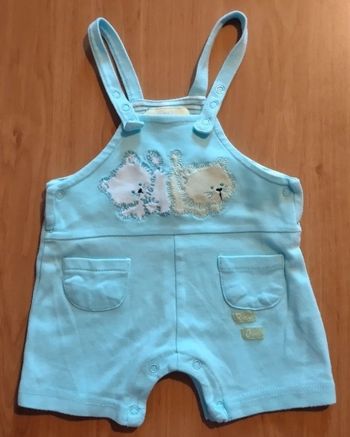Salopette short 1 mois garçon Pick ouic 