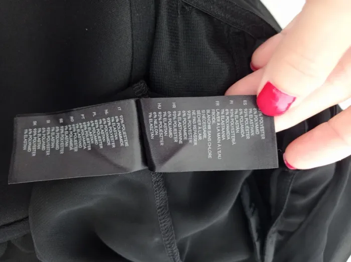 Nuisette sexy transparente dentelle avec bretelles fines neuf avec étiquette T.Xl H&M - photo numéro 7