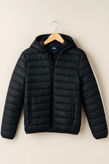 🖤 Doudoune noire à capuche - H&M Divided - Taille M 🖤