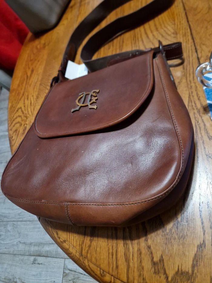 Sac bandoulière cuir Carlton Just Campagne neuf - photo numéro 2