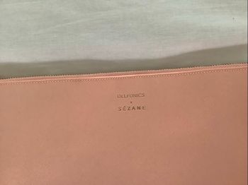 Grande Pochette Sezane delfonics  couleur peche Neuve avec étiquettes
