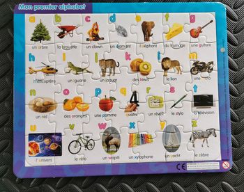 Puzzle alphabet 36 pieces