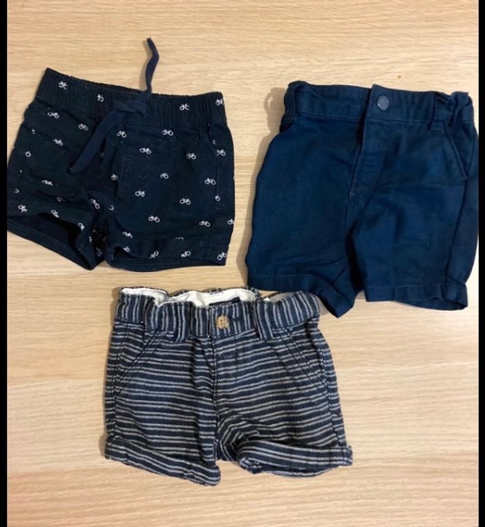 Lot 3 shorts bleus