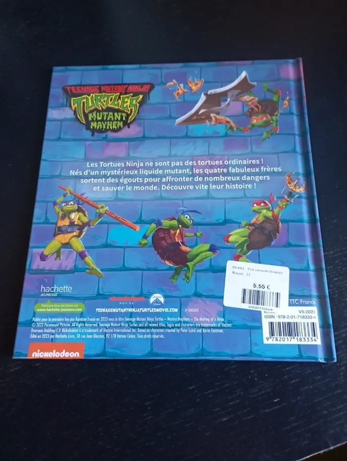 Livre tortue ninja - photo numéro 2