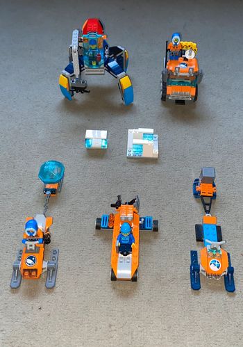 Lot X5 Lego City Artic