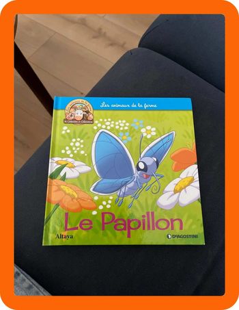 Livre pour enfants sur les animaux de la ferme le papillon