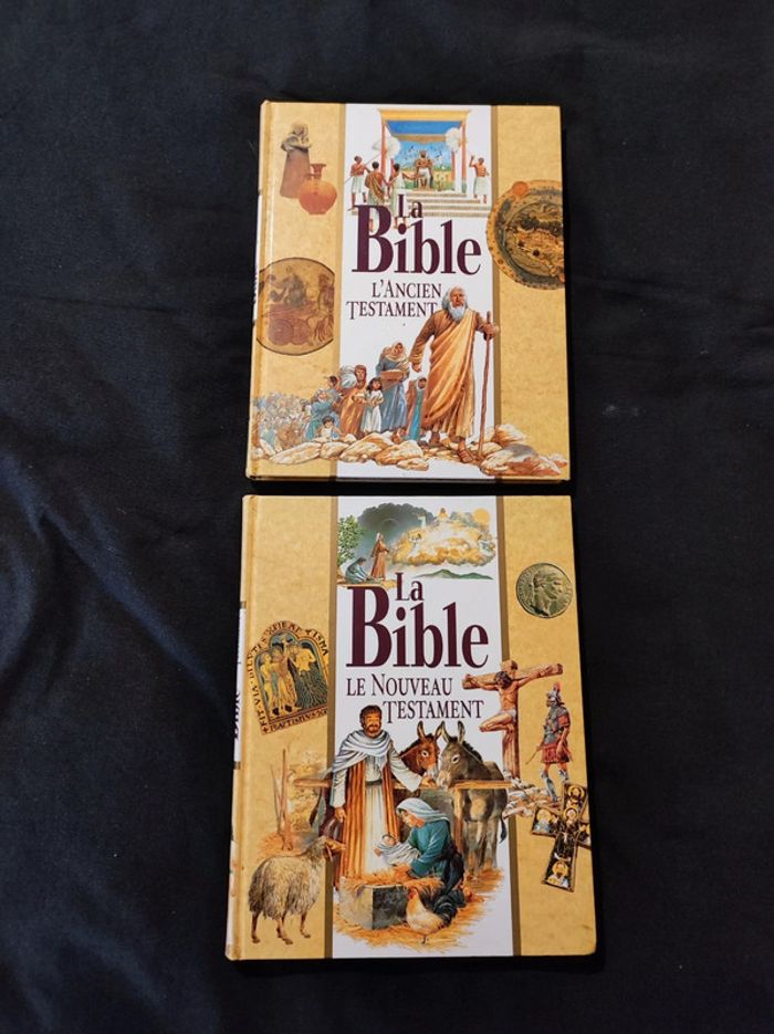 Lot La bible illustrée l'ancien et le nouveau testament