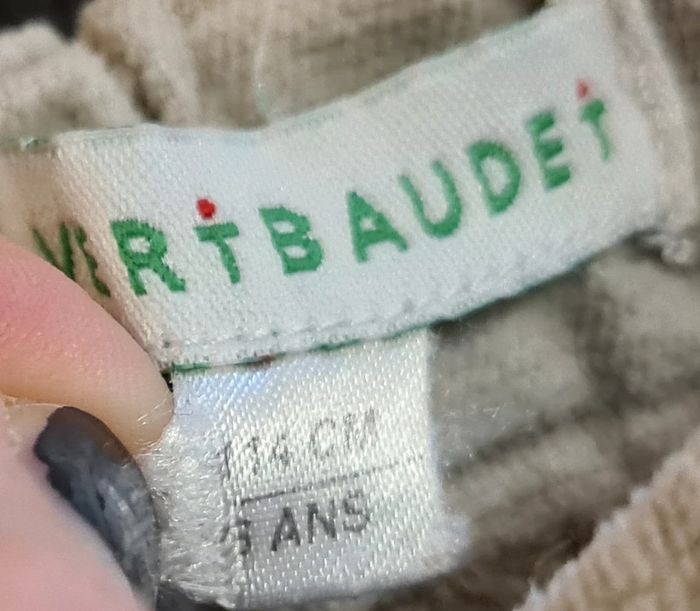 Pantacourt crème fille taille 6 ans Vertbaudet - photo numéro 4