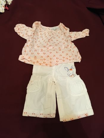 Ensemble bébé fille 1 mois