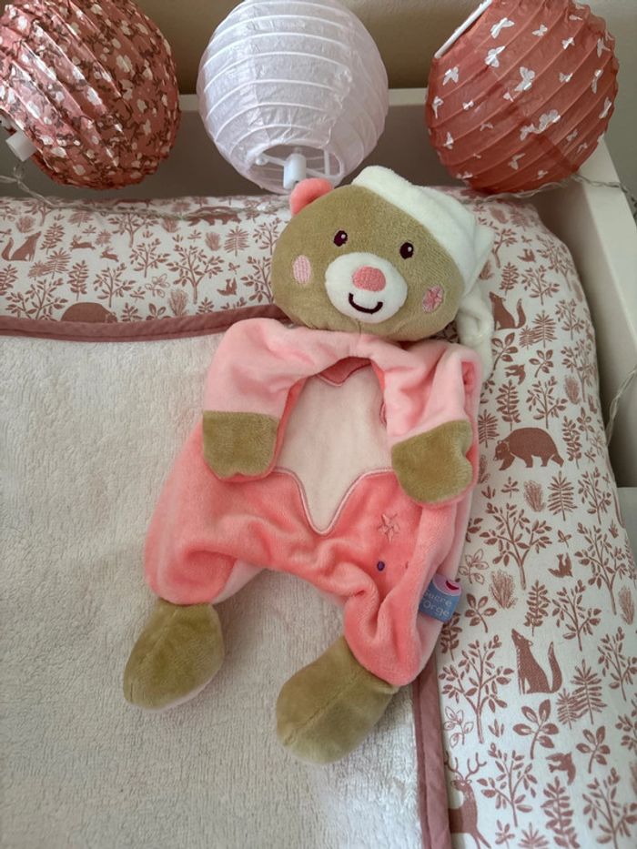 Doudou Ourson Rose Sucre d’orge - photo numéro 2