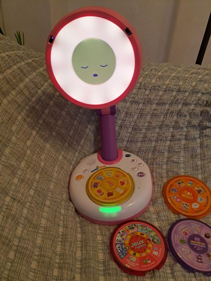 Reveil lampe interactive  funny sunny - photo numéro 2