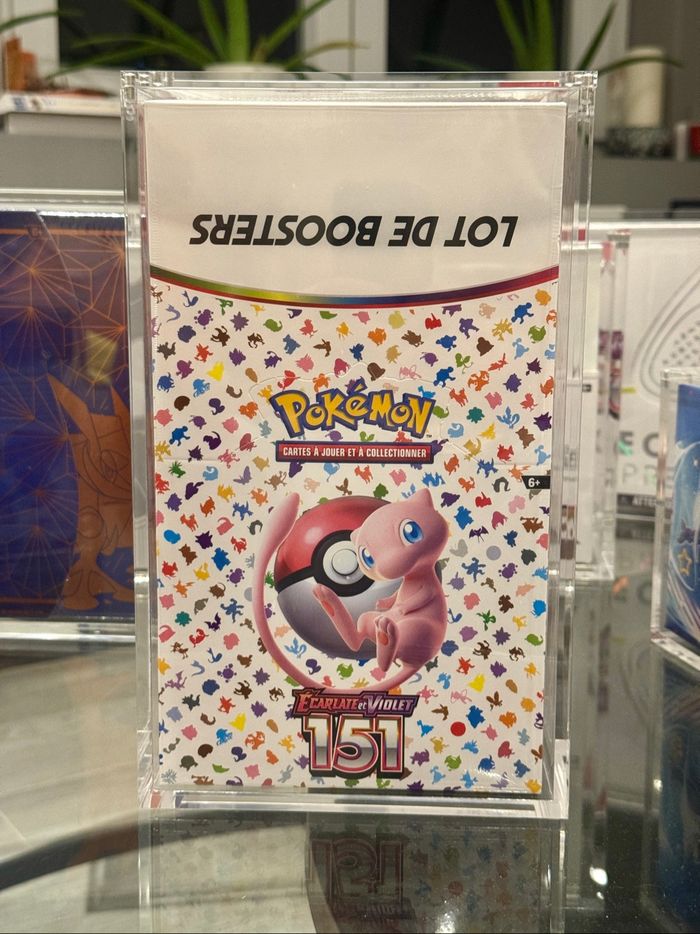 Protection aimantée en acrylique pour Display Bundle Pokémon - boîte plexi premium neuve